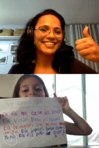 Aula de português para crianças